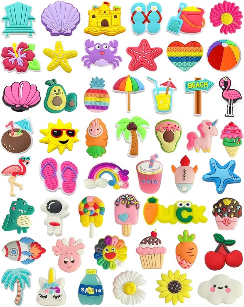 BOWNDY Animals Shoe Charms for Clog Shoes,Random Bulk Cute Girly Decoration Pin Charms for Men Women - Image 1